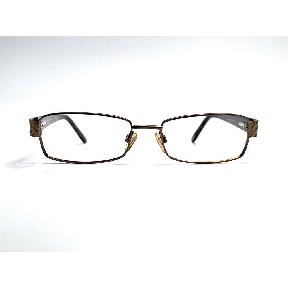 Gloria Vanderbilt GG 4001 Bronze Brown Tortoise Rectangular Eyeglass 54-17-135